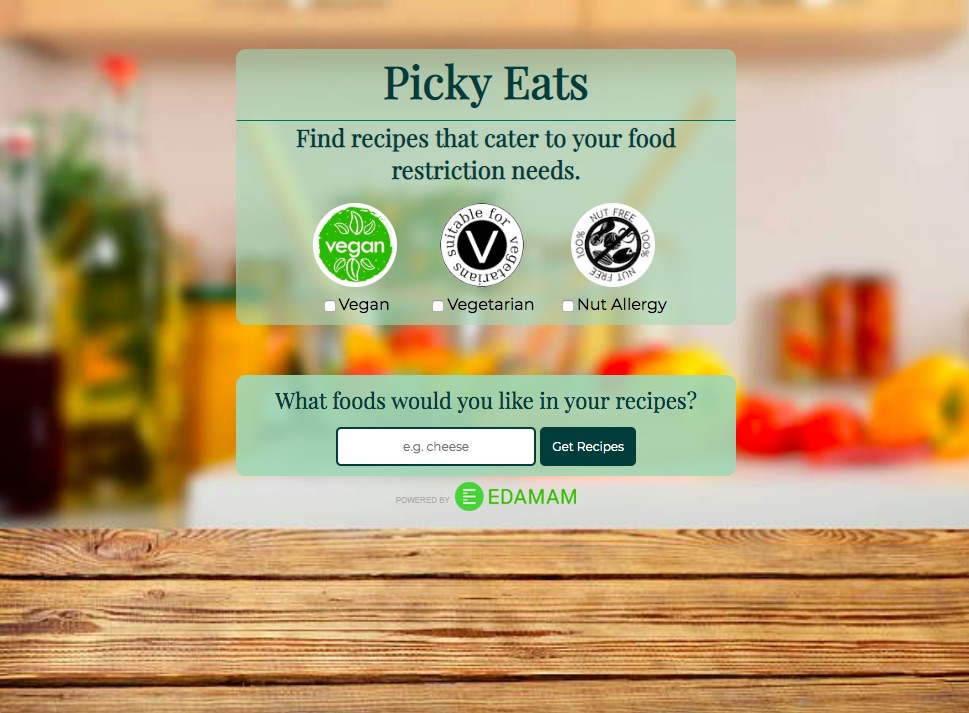 Picky Eats App